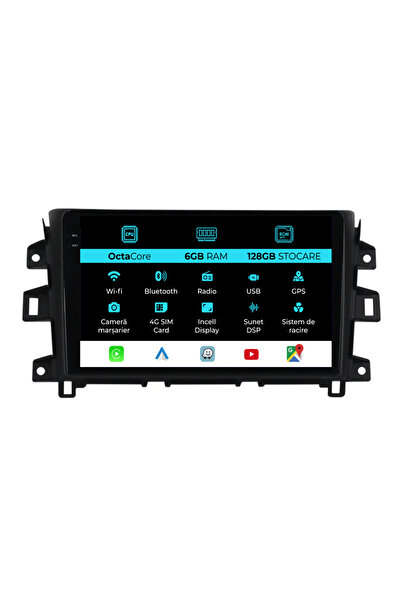 OEM Navigatie Dedicata Nissan Navara (2015-2022), 10Inch, 6Gb Ram, 128Gb Stoc...