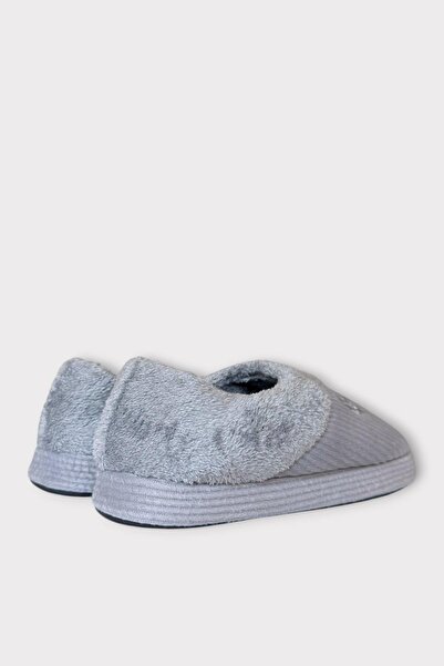 Liger Men's Lightweight Non-Slip Sole Home Shoes Slippers Gray