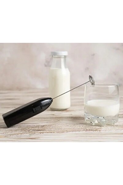 zola Αφρογαλακτοκαθαριστής, ABS, με σπειροειδές στόμιο, μήκος 19,5 cm, μαύρο