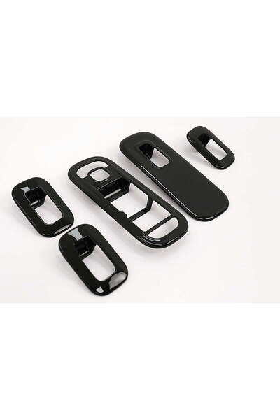 OEM Ornamente interior Butoane Geamuri compatibil cu Mercedes A-Class W177 V177 (2018-Up) Negru Lucios L