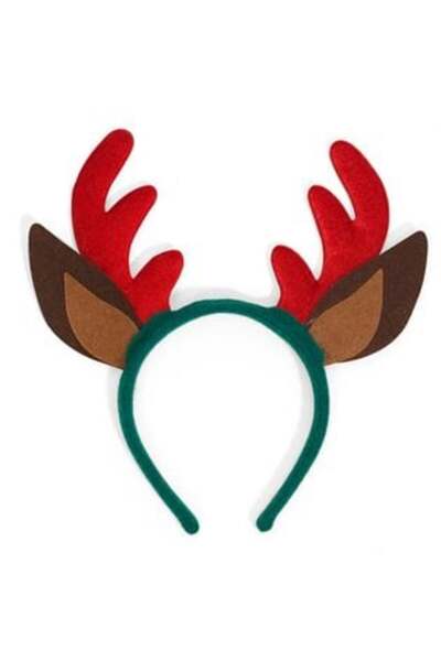 Jumbo Coroană de Crăciun cu coarne și urechi de cerb