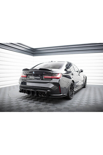 OEM Prelungire difuzor bara spate Bmw M4 G82 M3 G80 2021+ negru lucios Maxton...