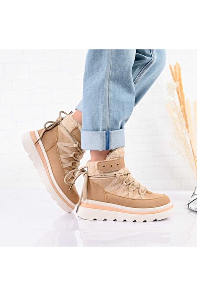 Tmall Women's sports shoes, With fur interior, TM1D1450, Khaki