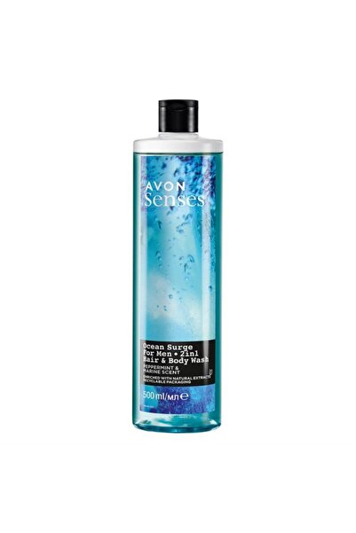 AVON Gel de duș pentru păr și corp Ocean Surge, 500ml