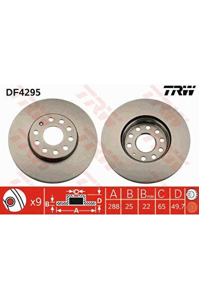 OEM Disc frana fata VW Golf Plus 2005-2009, TRW DF4295