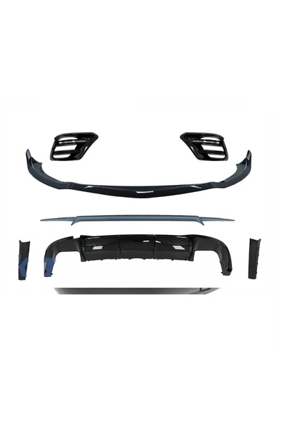 OEM Pachet Exterior Aero Mercedes S-Class W223 2020+ Negru Lucios