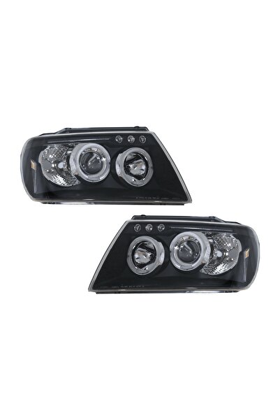 OEM Faruri Angel Eyes compatibile cu Jeep Grand Cherokee (1999-2004) Negru