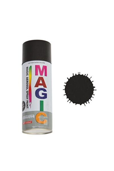 OEM Magic Spray Vopsea Negru Lucios 400ML