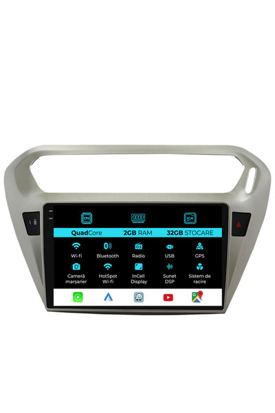 OEM Navigatie Dedicata Citroen C-Elysee (2013-2018), 9Inch, 2Gb Ram, 32Gb Sto...