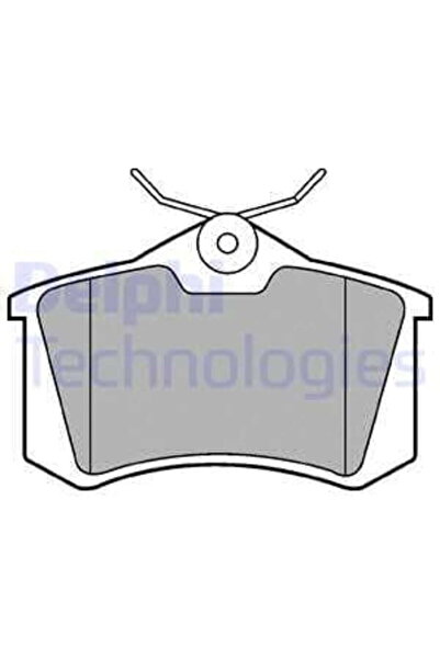 OEM Set placute frana spate VW golf 5 2003-2009, DELPHI LP565