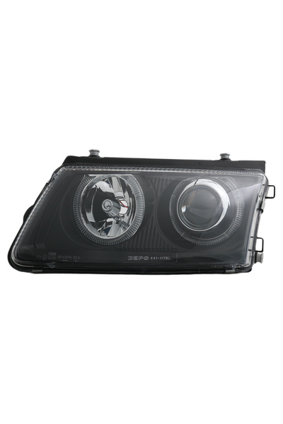 OEM Headlights compatible with VW Passat 3B (1996-2000) angeleyes position black