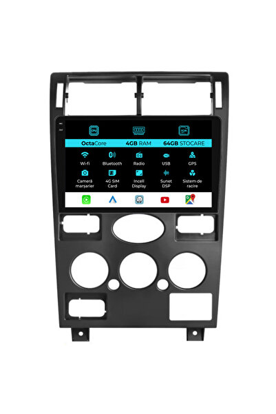 OEM Navigație dedicată Ford Mondeo 3 (2000-2007), 9 inci, 4 GB RAM, 64 GB sto...