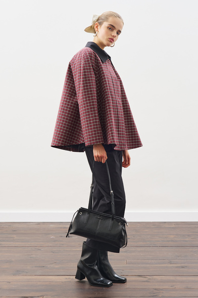 Manuka KONTRAST YAKALI TRENÇKOT EKOSE