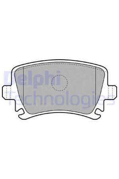 OEM Set placute frana spate VW Golf Plus 2005-2009, Delphi LP1824