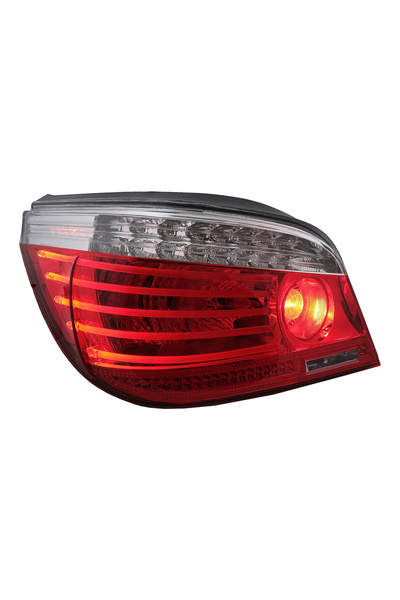 OEM LED taillights compatible with BMW 5 Series E60 (04.2003-03.2007) Clear Red Facelift look