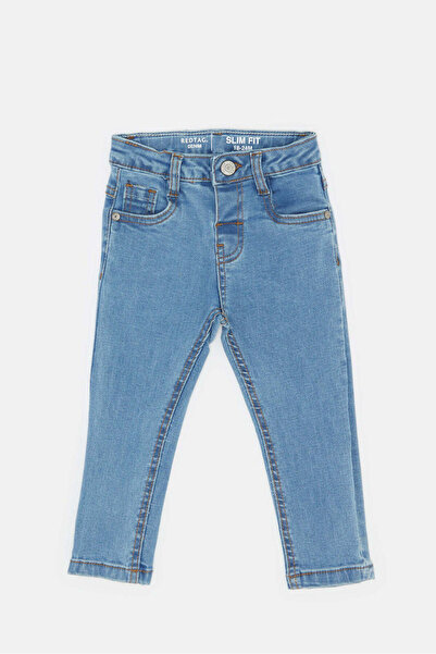 REDTAG بنطلون جينز أساسي خفيف الوزن للأولاد الرضع