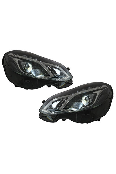 OEM Faruri LED Xenon compatibil cu Mercedes E-Class W212 (2013-2016) Facelift...