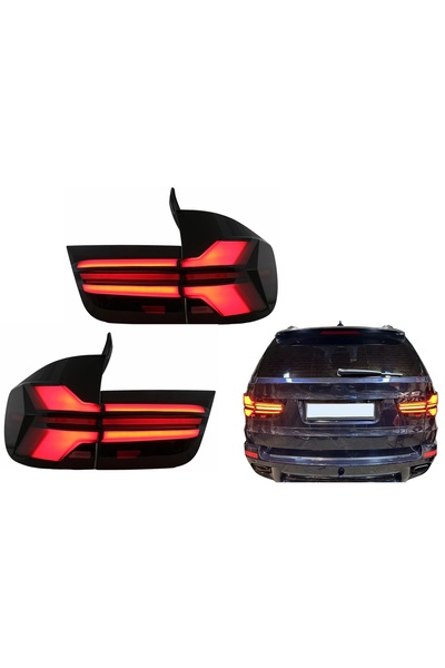 OEM Stopuri LED compatibil cu BMW X5 E70 (2007-2013) Light Bar Upgrade la G05...