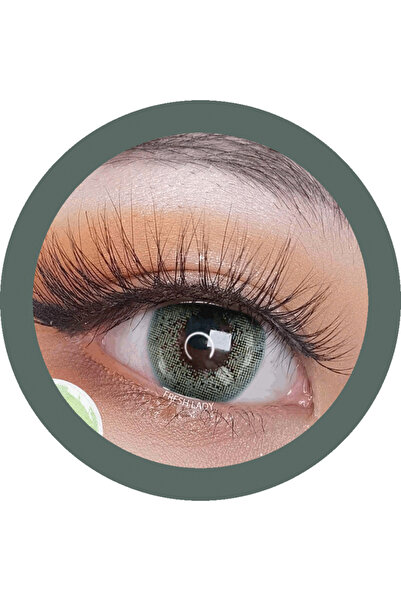 Fancy Look Ocean Green Green colored contact lenses, complete package with solution and case