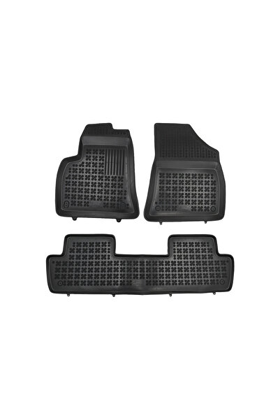 OEM Covorase Presuri Auto Negru din Cauciuc compatibil cu Peugeot 5008 I (200...