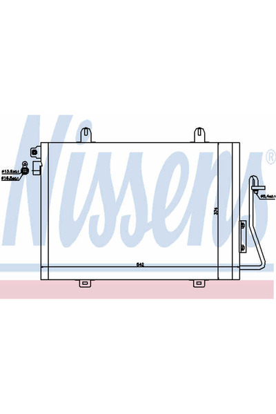 OEM Condensator Dacia Logan/Sandero 2004-2012 1.6 benzina Nissens