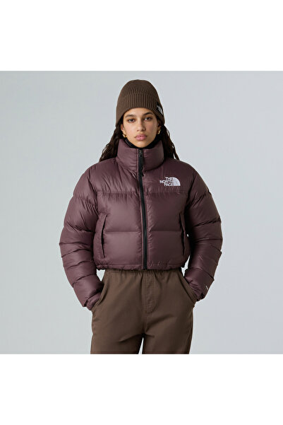 THE NORTH FACE 1996 Retro Nuptse Kısa Kadın Bordo Mont
