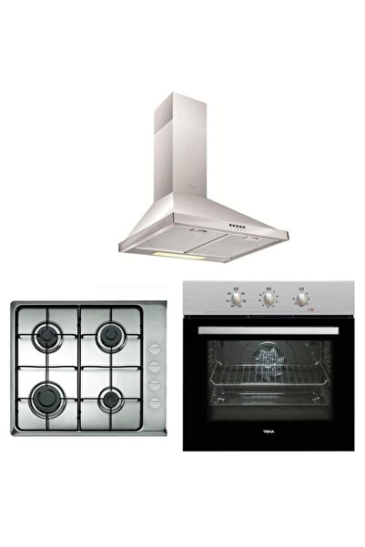 Teka İnox Ankastre Set ( HE 715 SS - HLX 60 - DF 60 )