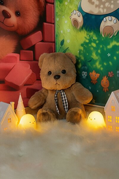 SYS PREMİUM - Kahverengi ayıcık 25 cm-sevimli oyuncak, peluş oyuncak, hediyel...