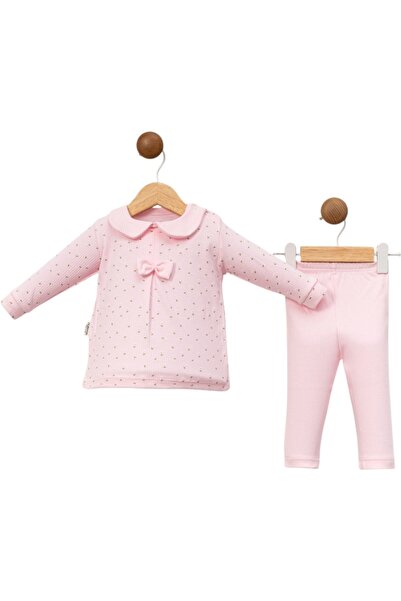 Buqete Flower Patterned Pleated Girl's Suit