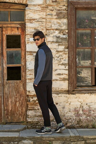 Cossy By Aqua Αθλητικά ανδρικά σετ κοστούμι με γιλέκο σετ 3-στοιχείων CossybyAqua 26184-XL