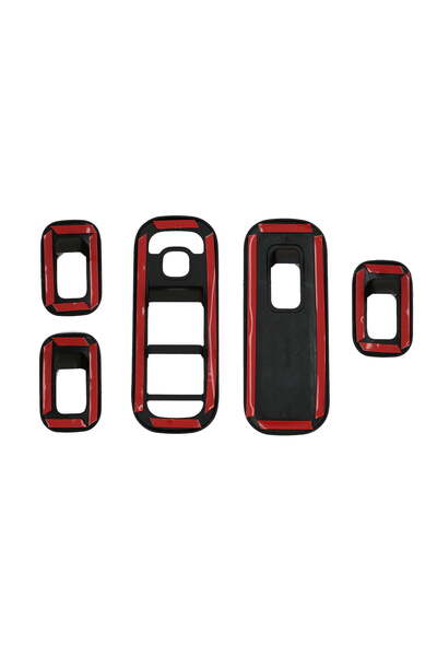 OEM Ornamente interior Butoane Geamuri compatibil cu Mercedes A-Class W177 V177 (2018-Up) Negru Lucios L