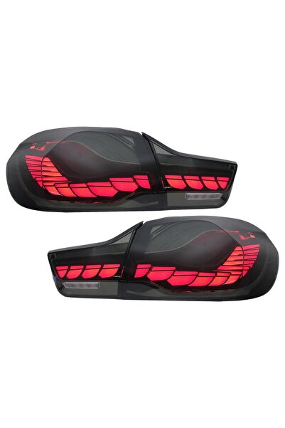 OEM Stopuri OLED BMW Seria 4 F32 F33 F36 M4 F82 F83 2013-03.2019 Rosu Fumuriu...