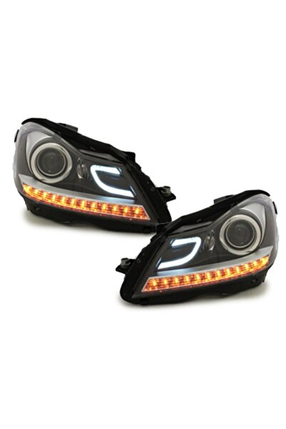 OEM Faruri LED DRL compatibil cu Mercedes C-Class W204 S204 C204 Facelift (20...