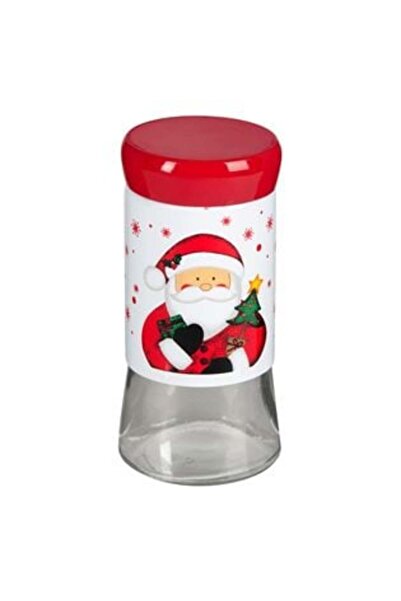 SHOPIENS Solniță de Crăciun din sticlă Moș Crăciun 11 cm