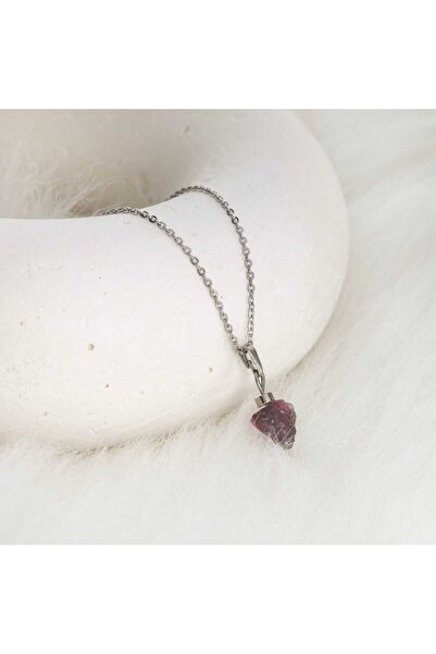 Astrolog Elvan Turmalin Gülperi Doğal Taş Kadın Kolye