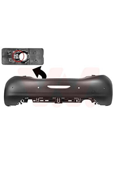 OEM BARA SPATE PEUGEOT 208 2012-, CU LOCAS PDC