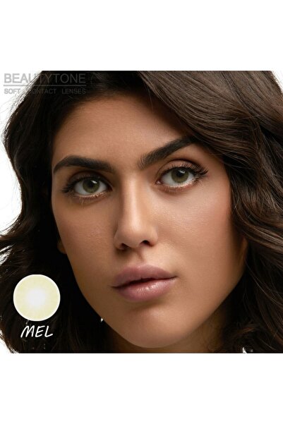 Fancy Look Hidro Mel Green colored contact lenses, complete package with solution and case