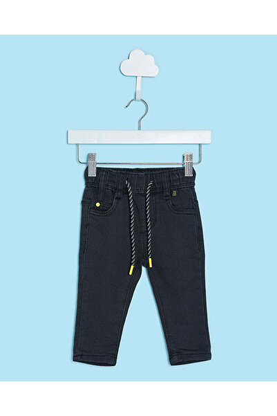 REDTAG Infant Girls Black Pull On Denim Jeans