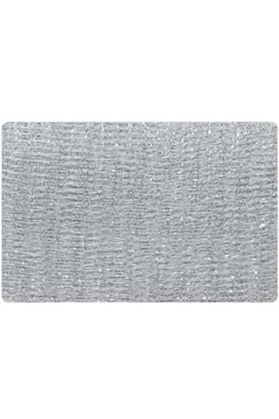 SHOPIENS Material decorativ de Crăciun argintiu 3 m x 80 cm