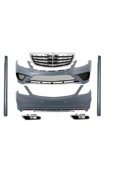 OEM Pachet Exterior cu Ornamente tobe Crom si Grila compatibil cu Mercedes S-...