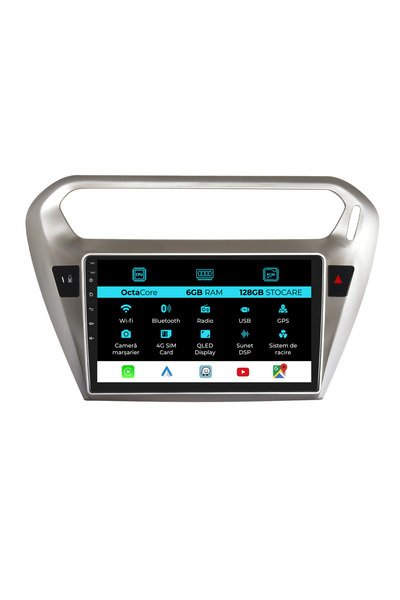 OEM Navigatie Dedicata Peugeot 301, Citroen C-Elysee (2013-2018), 9Inch, 6Gb ...