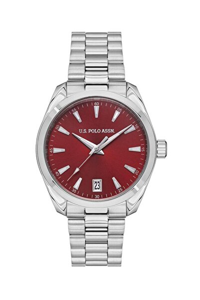U.S. Polo Assn. Fundamental 41mm Red Dial Watch - USPA1095-07