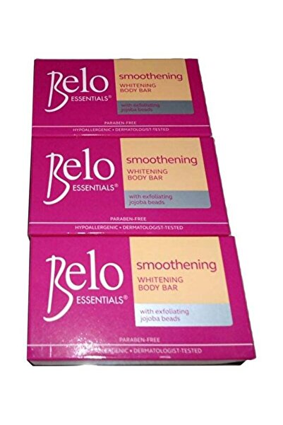 Belo مجموعة إسينشالز بيوتي من 3 صابونات تبييض الجسم 90 جرام