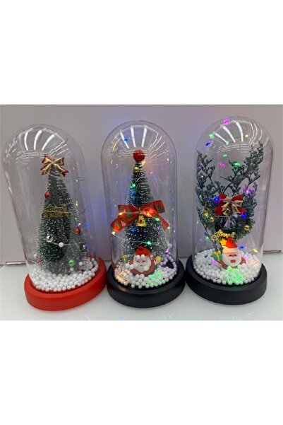 EXİZTİCARET New Year Lighted Jar 1 Piece - Model 2