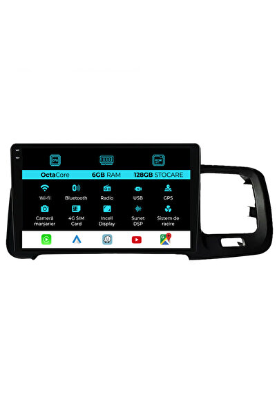 OEM Navigatie Dedicata Volvo S60 (2010-2015), 9Inch, 6Gb Ram, 128Gb Stocare, ...