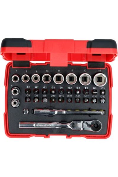 OEM CUTIE CAPETE DE CLICHET PENTRU BITI 1/4 TORSIONPOWER. 33 DE PIESE