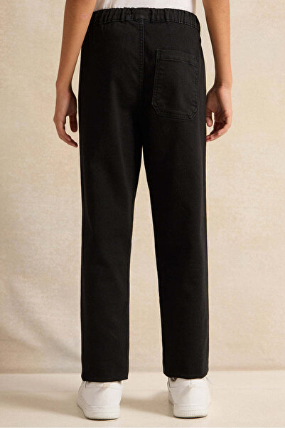 REDTAG Senior Boys Black Denim Baggy Jeans