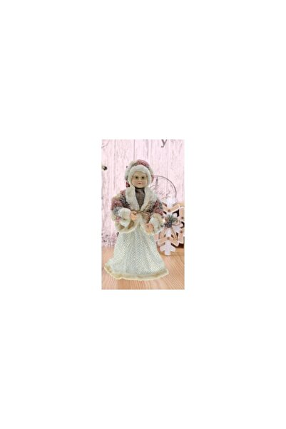 Aca Păpușă de Crăciun de Anul Nou, Doamna Crăciun, 45 cm, figurină mare