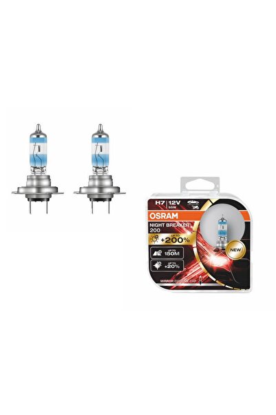 OEM Set 2 Becuri Auto-Moto Halogen Osram Night Breaker Laser 200 64210NB200-H...