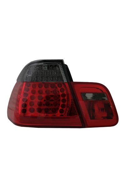OEM LED Taillights compatible with BMW 3 Series E46 Sedan (05/1998-08/2001) Red&Black